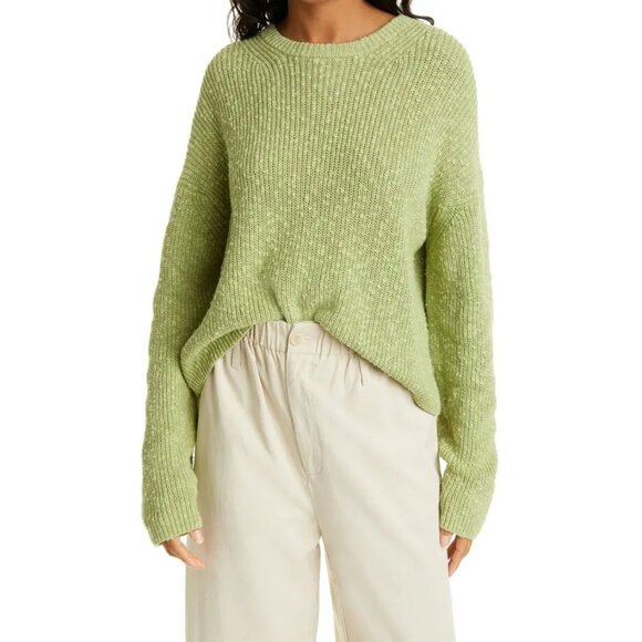 SAMSOE SAMSOE  zoey crewneck sweater - tarragon - Picture 1 of 7